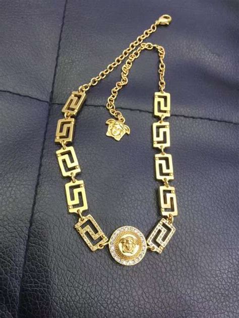 versace jewellery replica|versace imitation necklace.